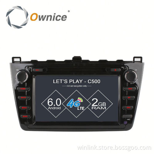 Ownice C500 Android 6.0 Cortex A53 Quad Core car Radio for Mazda 6 2008 - 2012 support DVR